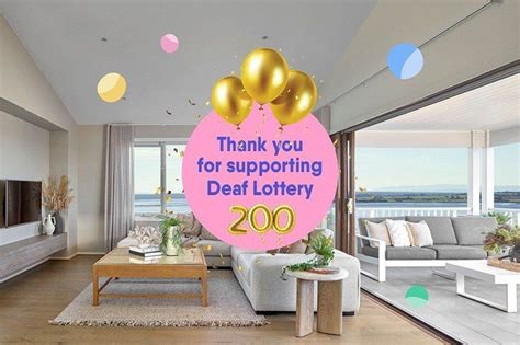 Draw 200: Deaf Lottery Prize Home .